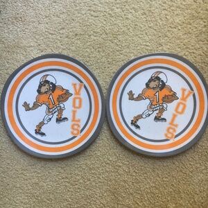 UNIV OF TN/VOLS SNACK/DINNER PLATES (Set of 2)